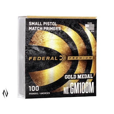 FEDERAL - SMALL PISTOL PRIMER - GOLD MEDAL