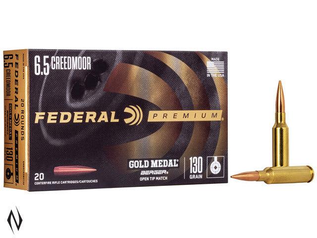 FEDERAL 6.5 CREEDMOOR 130GR BERGER VLD GOLD MEDAL