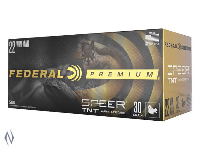 FEDERAL 22 WMR 30GR TNT JHP 2200FPS