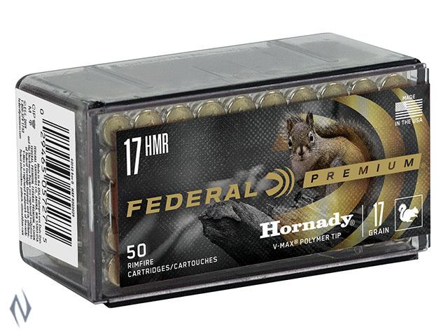 FEDERAL 17 HMR 17GR VMAX 2550FPS