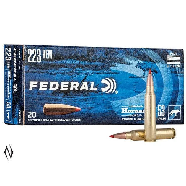 Federal 223 Rem 53gr Vmax 20pk