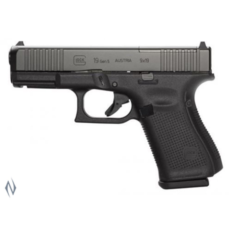 Glock 19 9mm Compact 10 Shot Gen5 FS 102mm