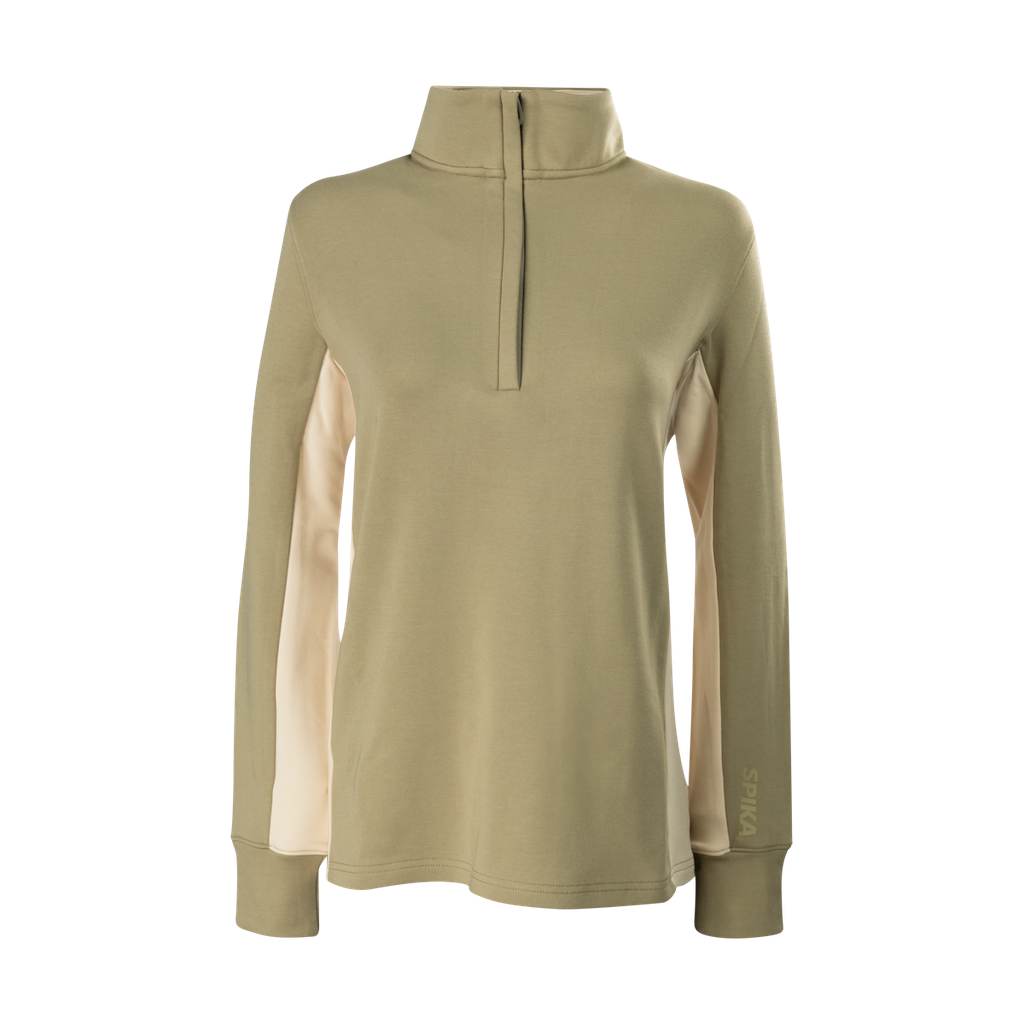 SPIKA GO AVP Half-Zip - Womens - Olive