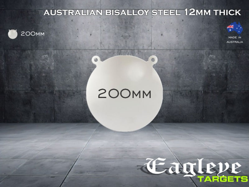 Steel Gongs - Bisalloy - White / 300mm - detail view