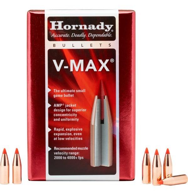 HORNADY .224 22 CAL 40 GRAIN V-MAX PROJECTILES 100 PACK