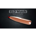 HORNADY .243 6MM 108 GRAIN ELD-M MATCH PROJECTILES 100 PACK