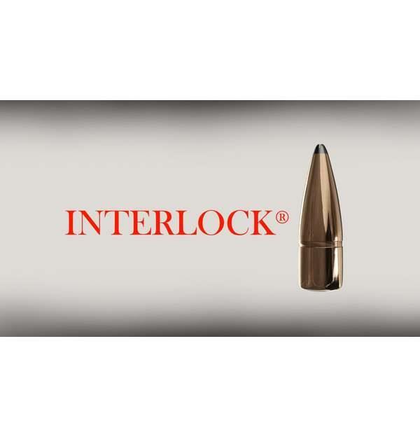 HORNADY .257 25 CAL 117 GRAIN RN INTERLOCK PROJECTILES 100 PACK