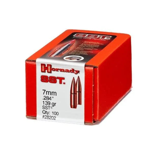 Hornady SST Interlock 7mm (.284) 139gr Projectiles (100/box)