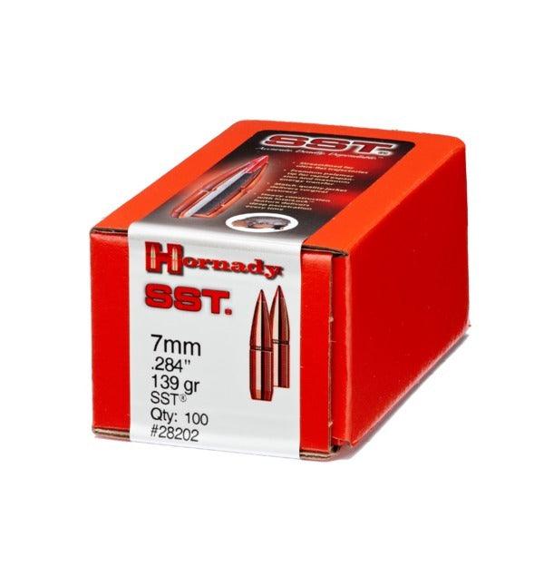 HORNADY .284 7MM CAL 139 GRAIN SST INTERLOCK PROJECTILES 100 PACK