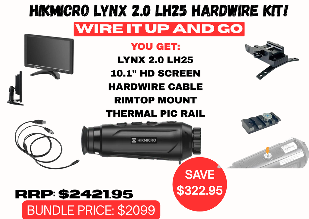 HIKMICRO Lynx 2.0 LH25 Hardware Bundle - Wire it up and go!