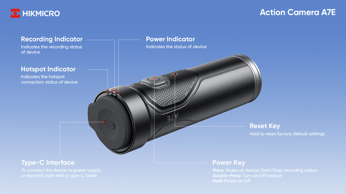 Hikmicro A7e 4K Action Camera