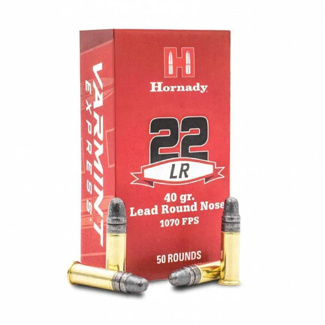 Hornady 22LR 40 GR LRN (50)