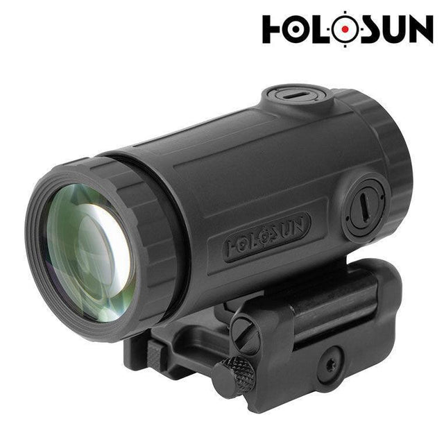Holosun HM3X 3x Magnifier; Titanium Body; Flip-To-Side; QD Mount