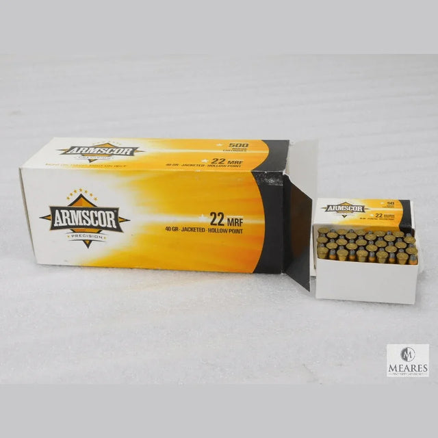 Armscor .22 mfr (.22mag) Rx 40gr Jacketed Hollow Point