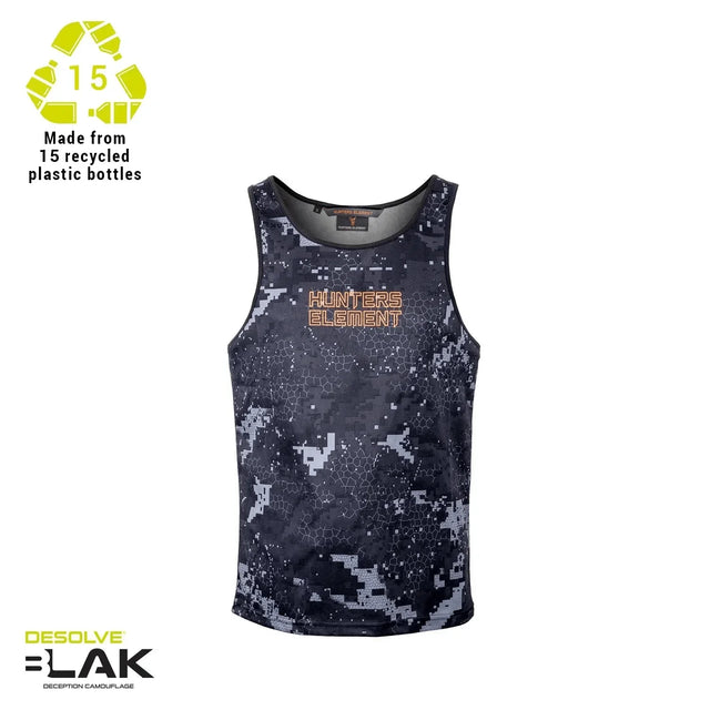 Hunters Element Eclipse Singlet Desolve Black