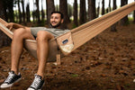 NAKIE SAHARA SAND RECYCLED HAMMOCK WITH STRAPS