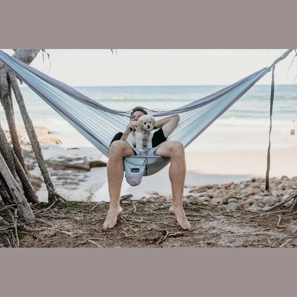 nakie hängematte NAKIE TWILIGHT BLUE - RECYCLED HAMMOCK W