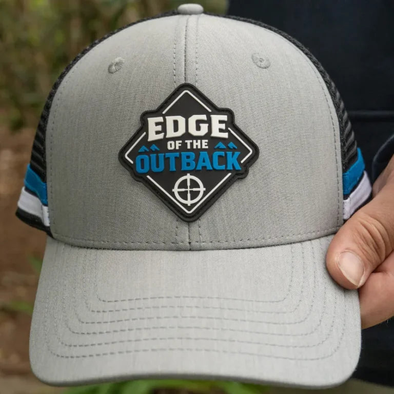 EDGE of the OUTBACK Grey Trucker Cap