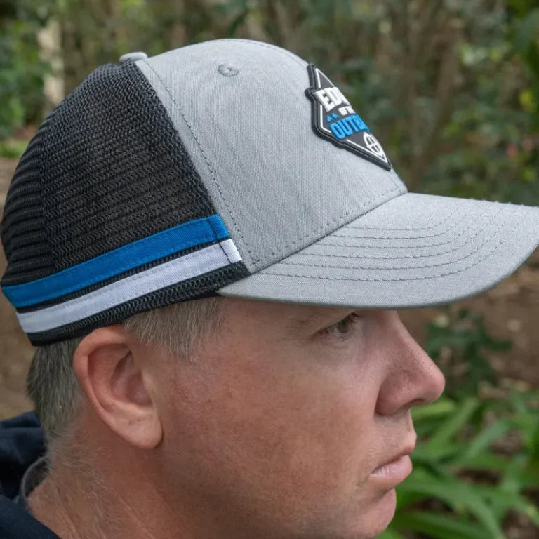 EDGE of the OUTBACK Grey Trucker Cap