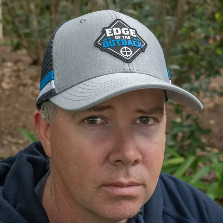 EDGE of the OUTBACK Grey Trucker Cap