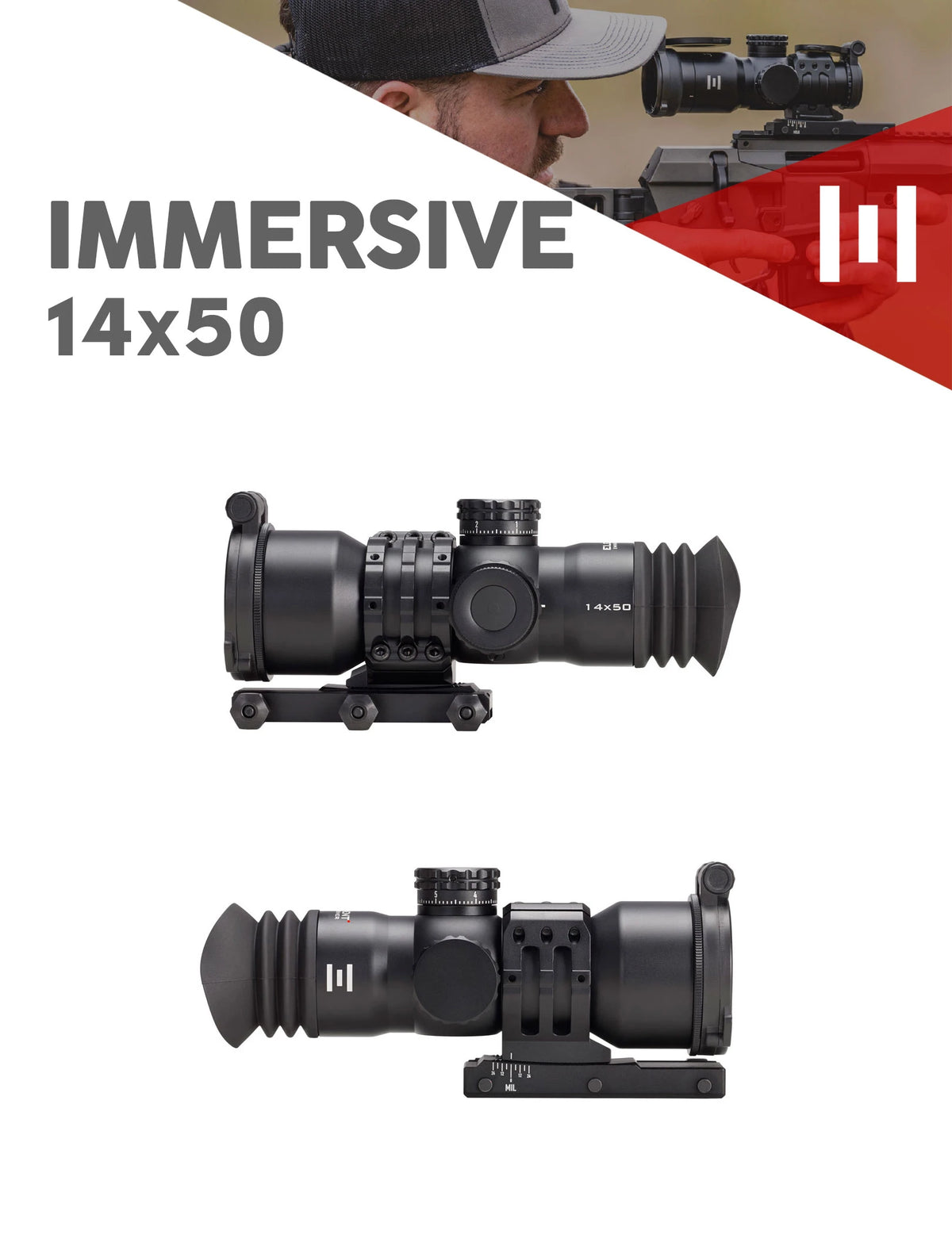 Element Optics Immersive Series (MRAD APR-1C, 14x50)