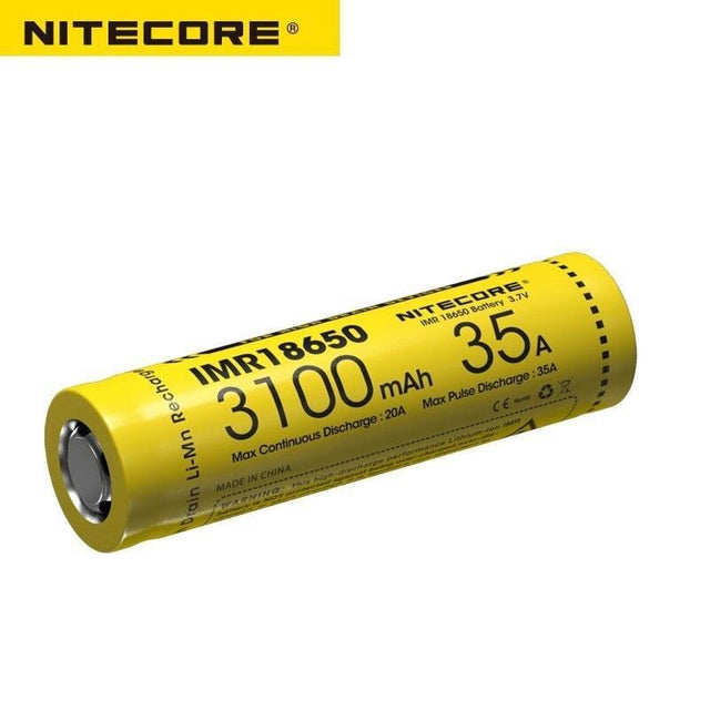 Nitecore 3100mah 18650 Batteries (2 Pack)