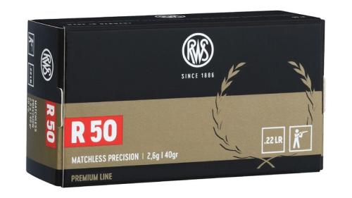 RWS 22LR R50 40gr LRN 50 Pack