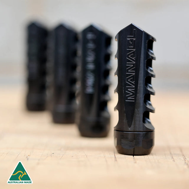 Manael Gen 2 Muzzle Brake 6.5cal And Smaller - 5/8x24 Thread