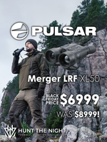 PULSAR MERGER LRF XL50 THERMAL BINOCULAR RRP $10,799 1024x768, <40mK, 12um, 2300m