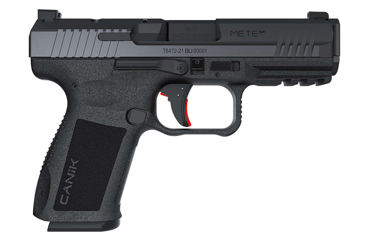 Canik METE SF COMBAT (Threaded Barrel) 9mm Pistol - Black 10 RND With 3x Magazines