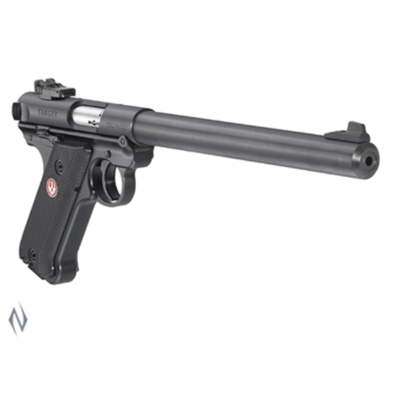 RUGER MKIV 22LR TARGET BLUED 140mm