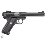 RUGER MKIV 22LR TARGET BLUED 140mm