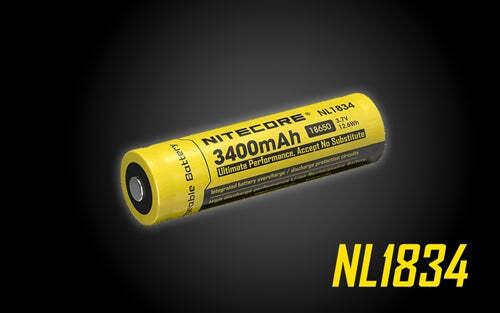 NITECORE NL1834 3400MAH 18650 RECHARGEABLE BATTERY