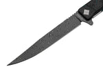 Ocaso Solstice Knife - Fat Carbon Damascus Steel