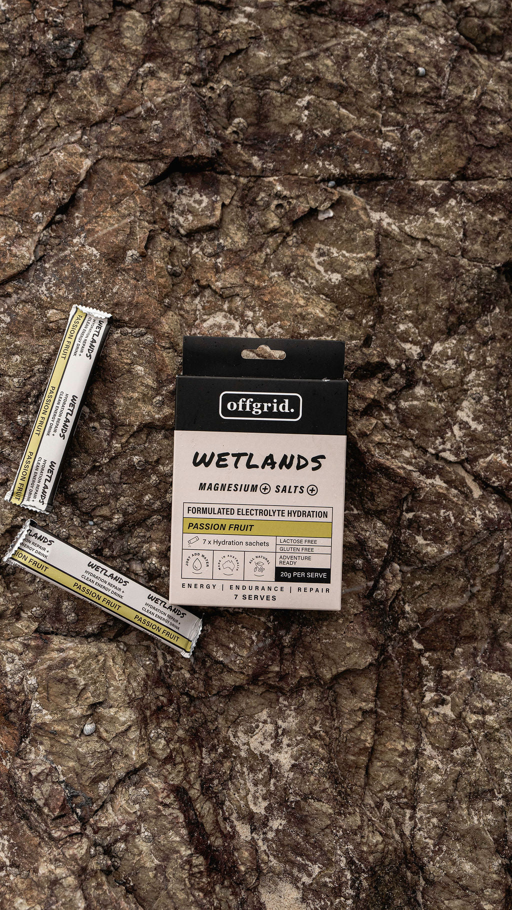 wetlands - formulated hydration drink passionfruit flavour