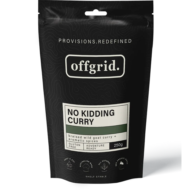 Offgrid no kidding curry heat & eat meal - 250gr