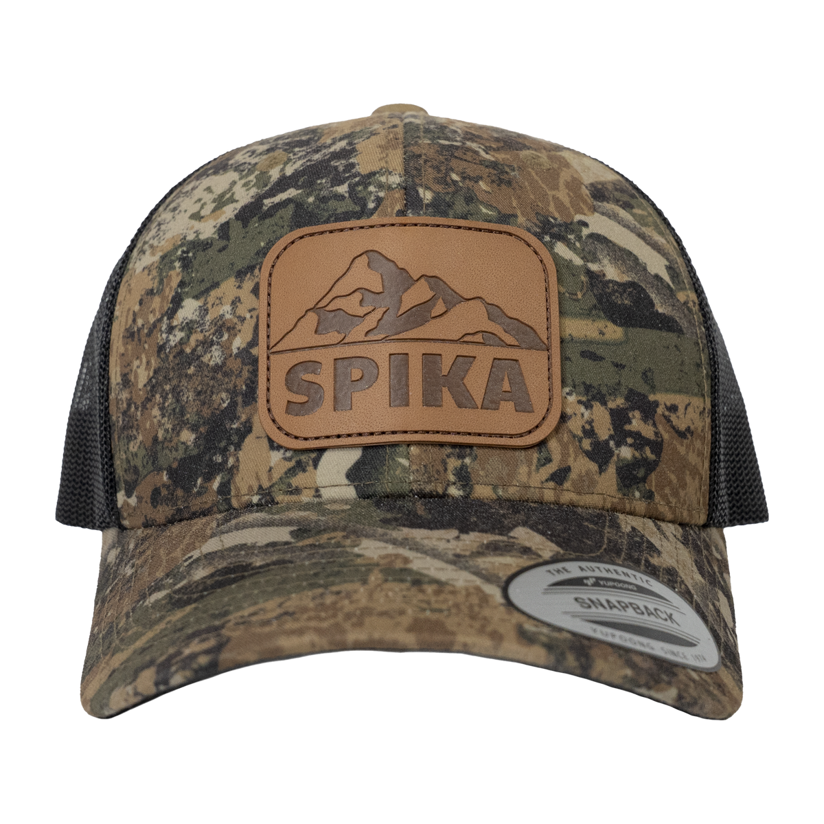 Spiker Patch Trucker Cap - Mountain - Camo/Black