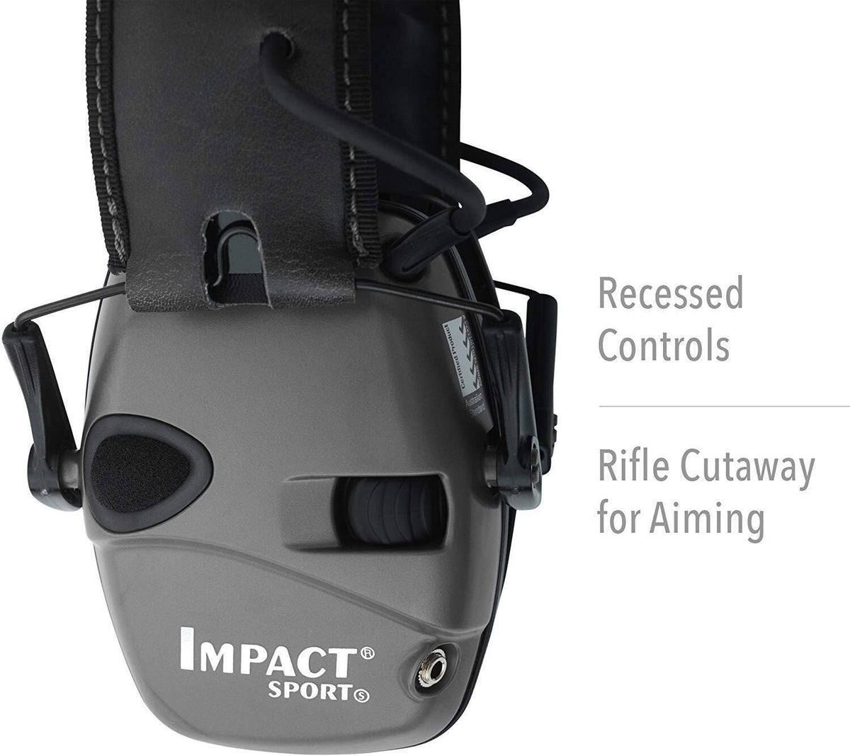 HOWARD LEIGHT IMPACT SPORT EARMUFF BLACK