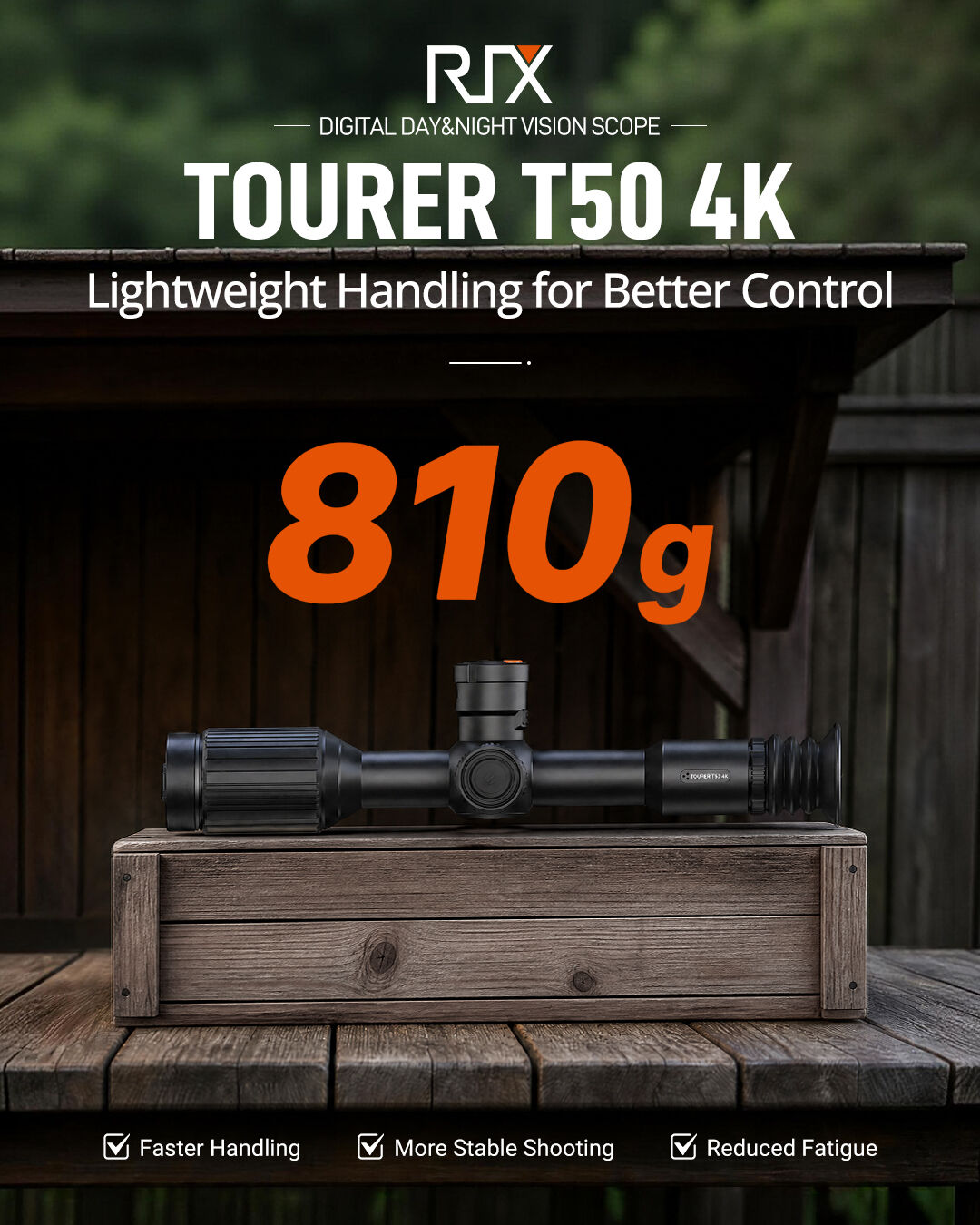 RIX Tourer T50 4K LRF Digital Night Vision Scope