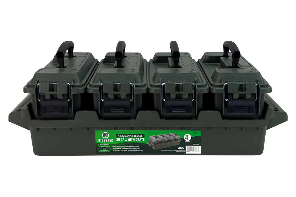 Ridgetek Ammo Crate Utility Box Dark Earth Inc Padlock