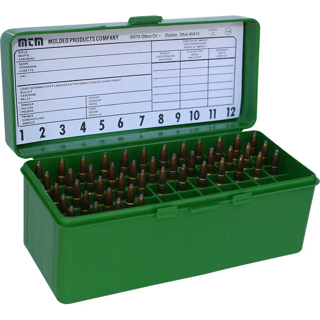 Mtm 60 Rd Hinged Ammo Box 243/308/22 Swift