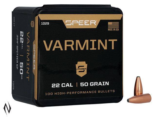 SPEER .224 50GR (VARMINT) SPITZER 100PK