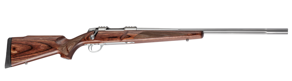 Sako 90 Varmint Laminated Stainless rifle - right side profile