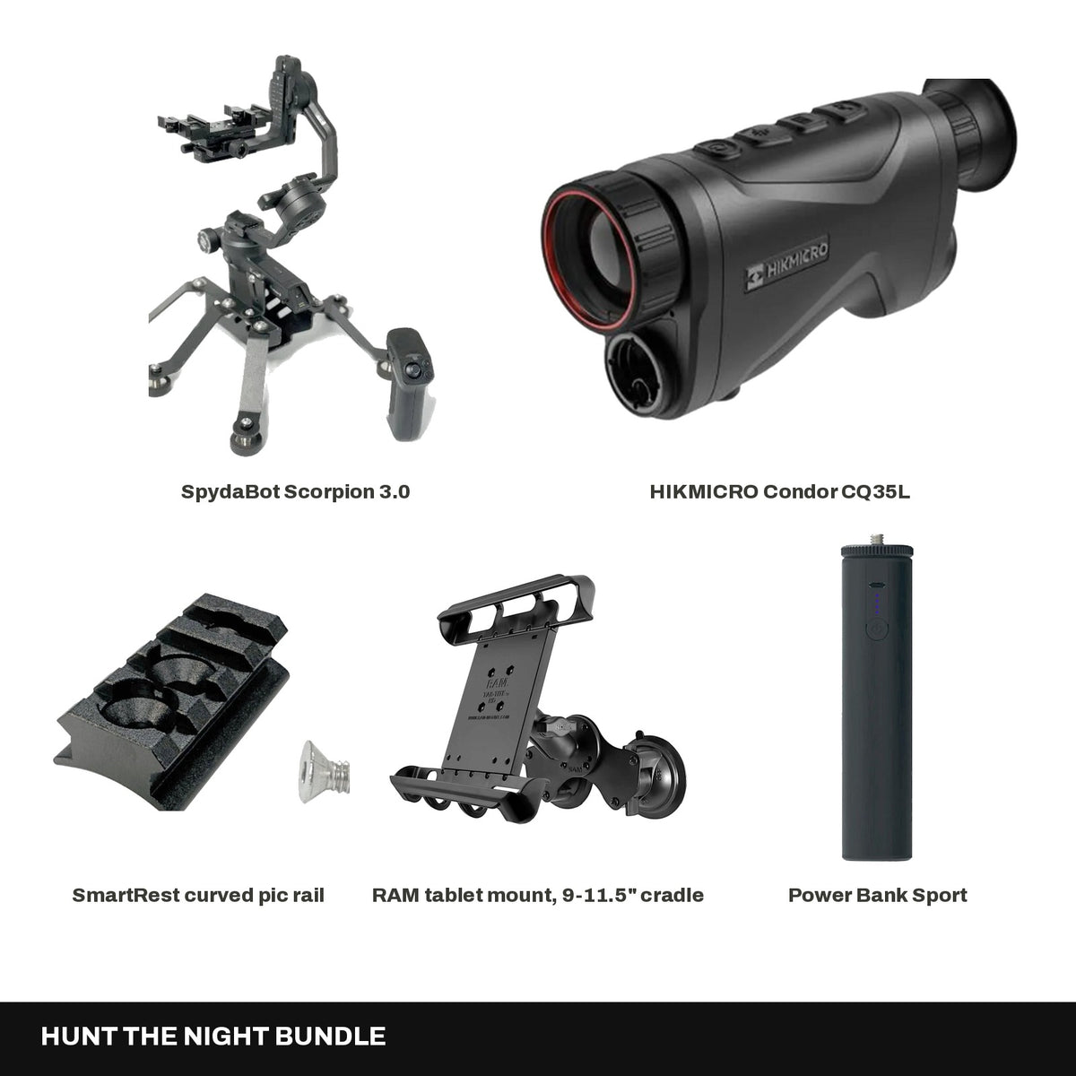 SpydaBot Scorpion 3.0 + HIKMICRO Condor CQ35L Thermal Cab Kit - Hunt The Night bundle