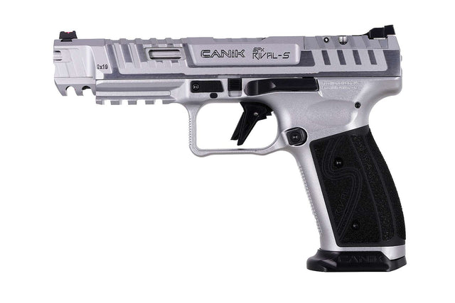 Canik SFx Rival-S 9mm Pistol - Chrome 10 Round With 3x Magazines