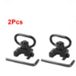 StrikeHold QD Sling Swivel Set — Low-Profile Square (2Pcs)