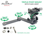 SmartRest Triple Pivot Mount + Flexi Joint