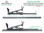 SmartRest Slider Bar 80cm Bolt-on with Gun Cradle