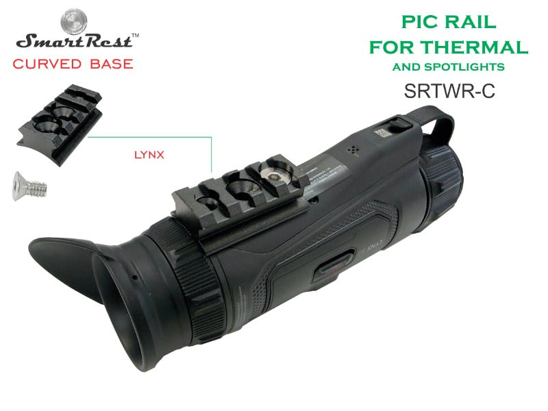 SmartRest Picatinny Rail For Thermal - Curved Base