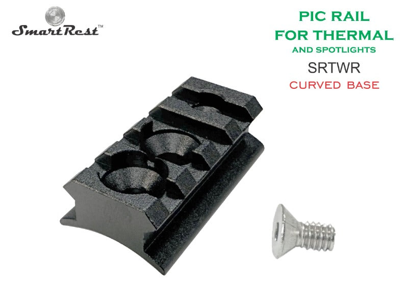SmartRest Picatinny Rail For Thermal - Curved Base